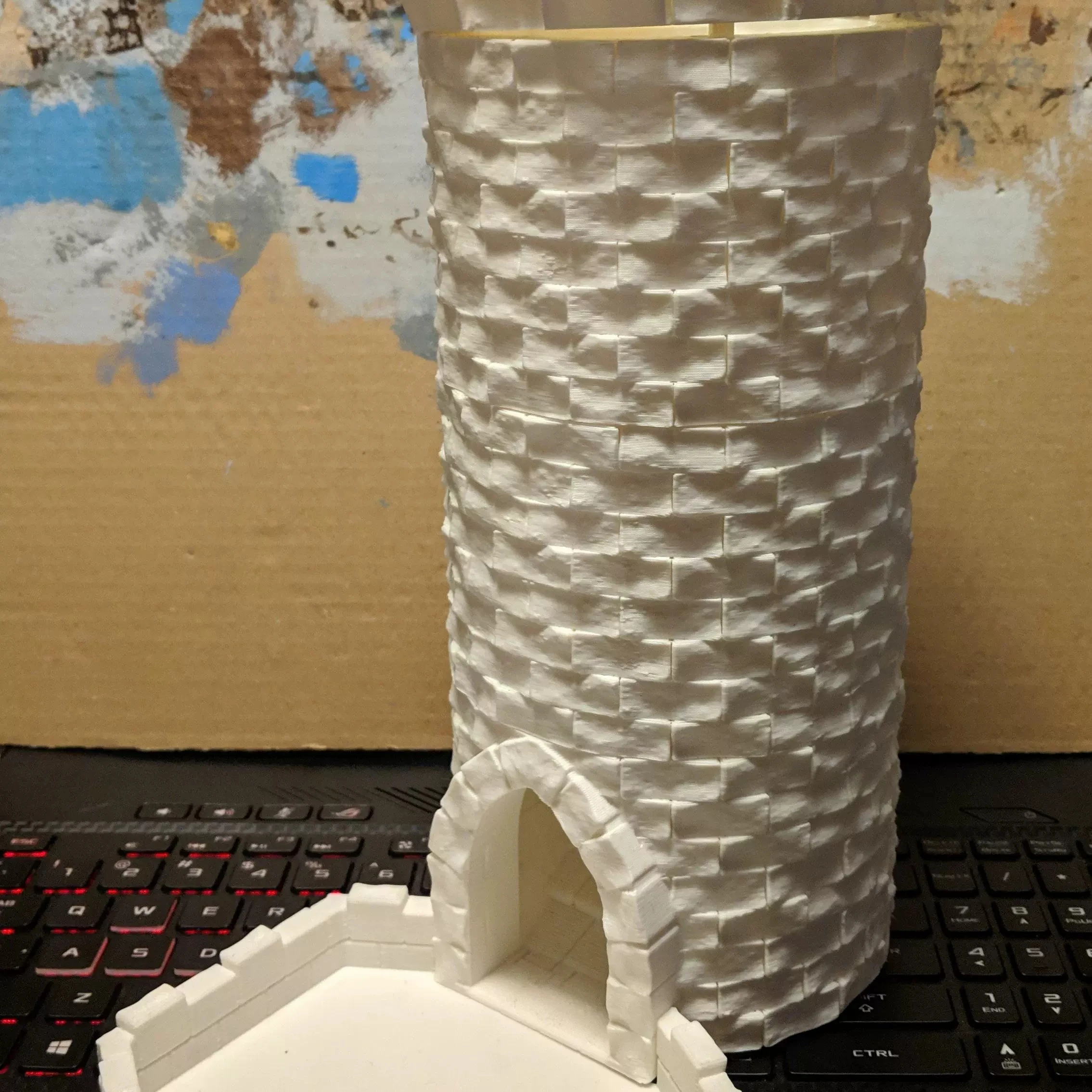 Board Game Werewolf - detachable Medieval castle dice tower DND