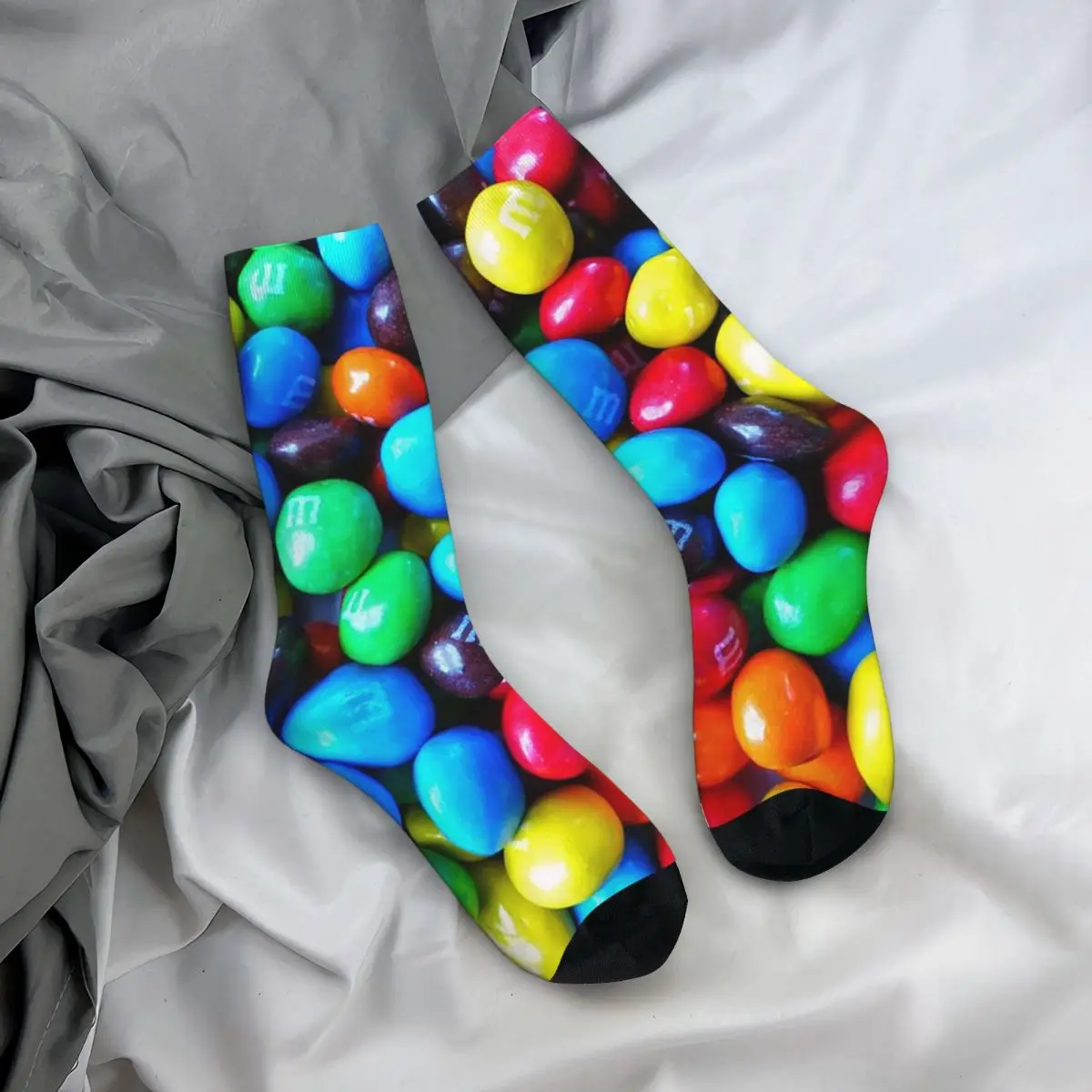 

Носки All Seasons Crew Stockings M с принтом шоколадных бобов, милые носки в стиле Харадзюку, длинные носки для мужчин и женщин, подарки на День святого Валентина