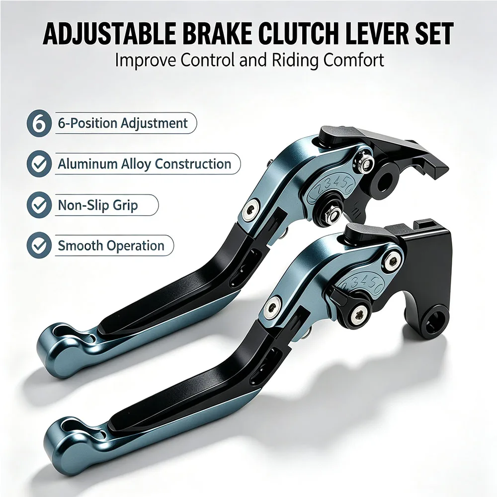 For Ducati 748 916 SPS 916SPS 900SS 1991-1998 Brake Clutch Levers CNC Aluminum Adjustable Folding Extendable Pair Set Kit