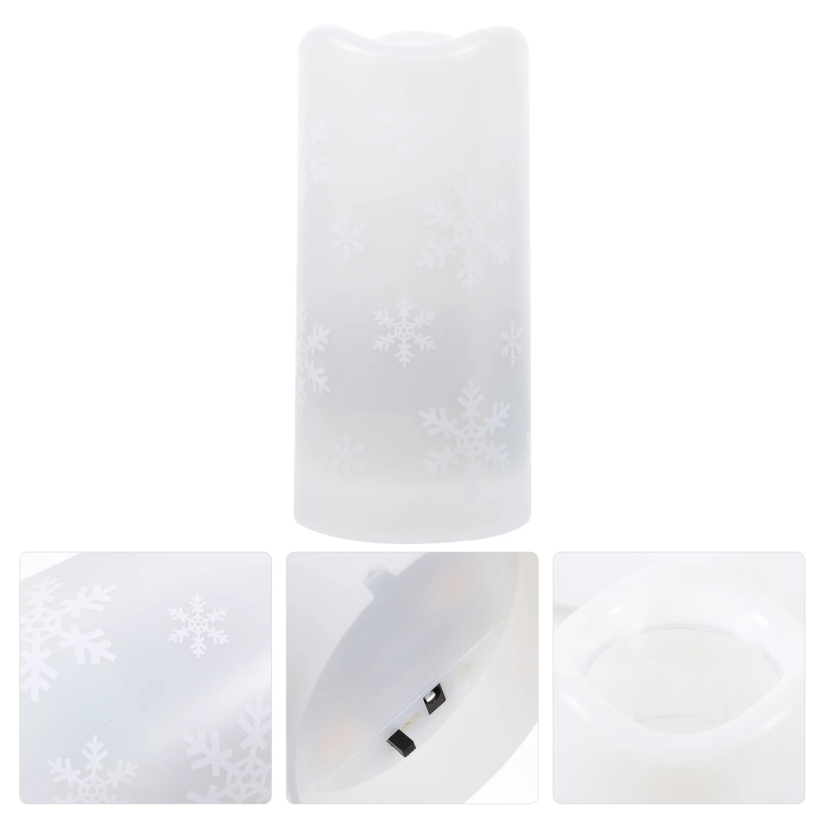 

LED Nightlight Tea Lights Snowflake Projector Tealight Candles Tealights Projection for Party Christmas Decorate