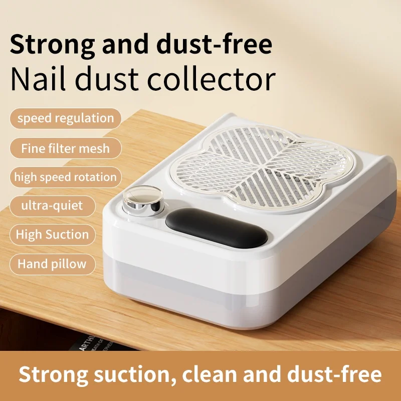 

Nail vacuum cleaner, with filter, powerful vacuuming without flying dust, nail and eyelash fan vacuum cleaner, American standard
