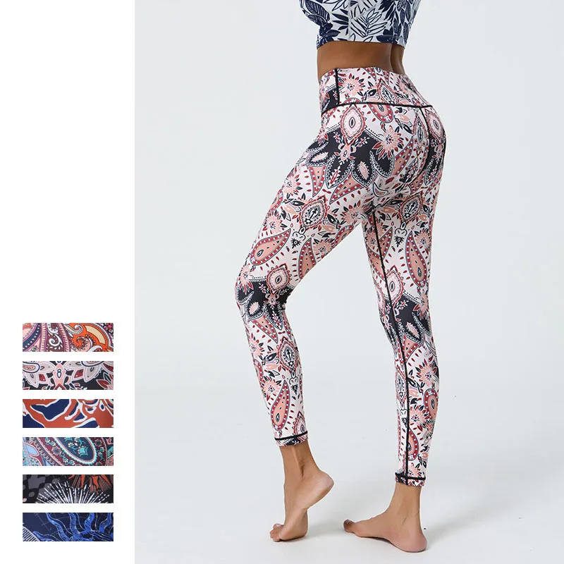 Leggings Sport Women Fitness Seamless Print Yoga Pants Leggings for Fitness Running Sports Pants Fitness Slim Gym Leggings 2024