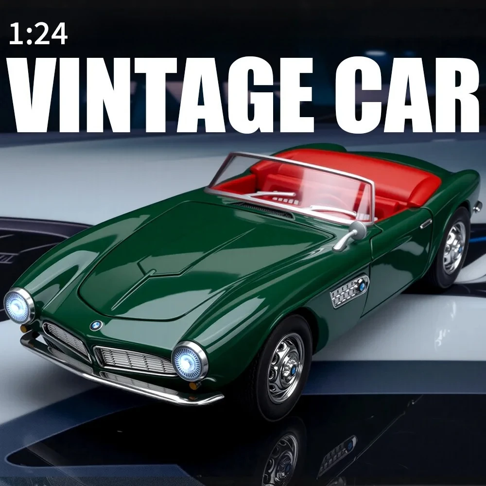1:24 507 Alloy Car Model Sound and Light Pull Back Toy Collectibles Birthday Gift