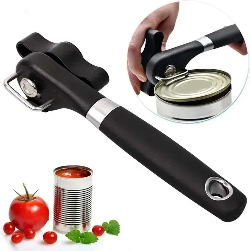 

Single-Handle Manual Can Opener Safe Side-Opening Model for Seamless Use Great Kitchen Item and Indispensable Household Utility