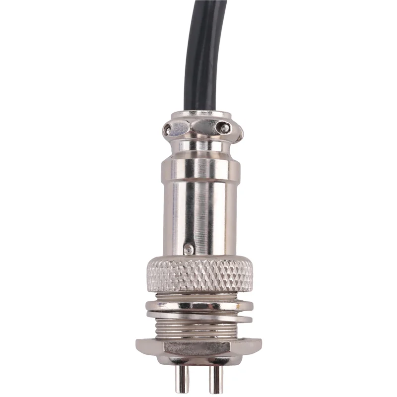 

AB41-4X Hand Metal Foot Pedal Switch 1.8 Meters Cable 2 Pins Connector Spot Welding Tig Torch