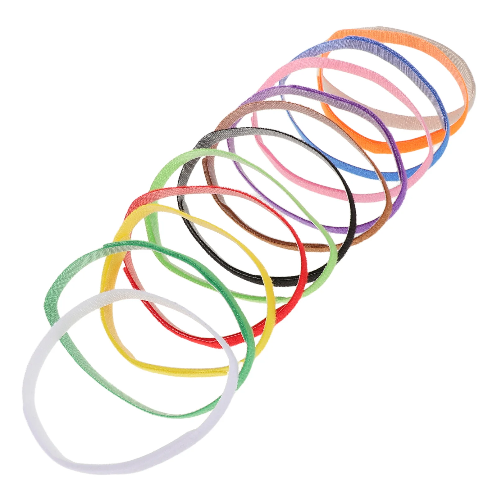 

24Pcs Adjustable Puppy Collar Id Bands Soft Nylon Lightweight Identification Collars for Newborn Pets Small Dogs Kittens