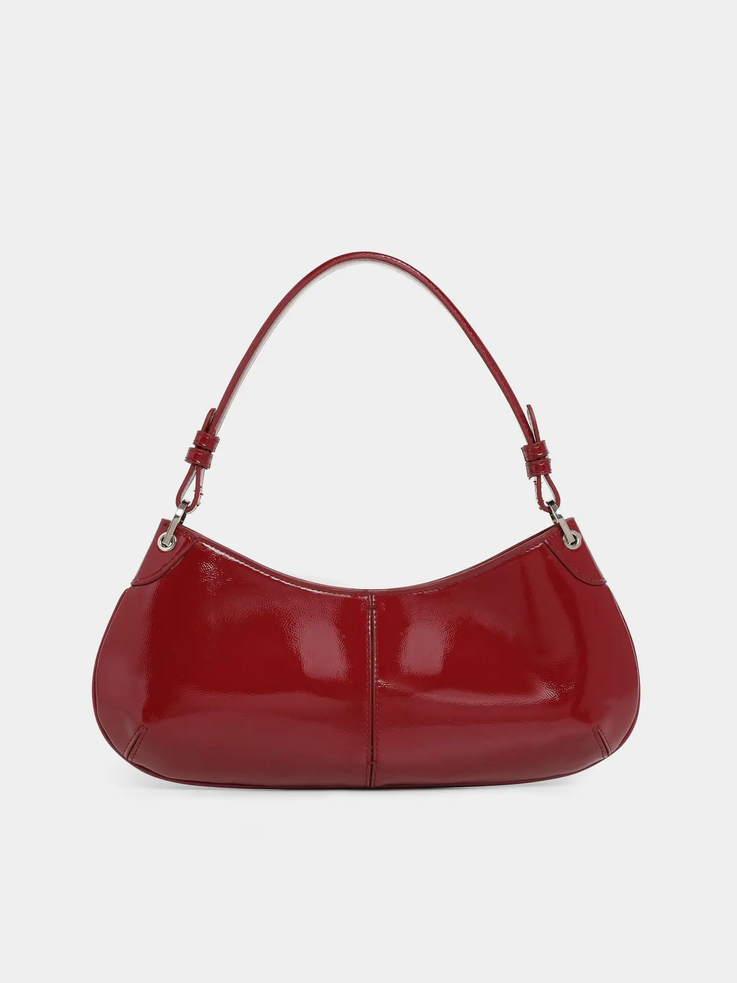 

Casual Quilted Shoulder Bag Soft Light Armpit Bags for Women Handbags Half Moon PU Leather Designer Bag NEW Shopper Purses Tote