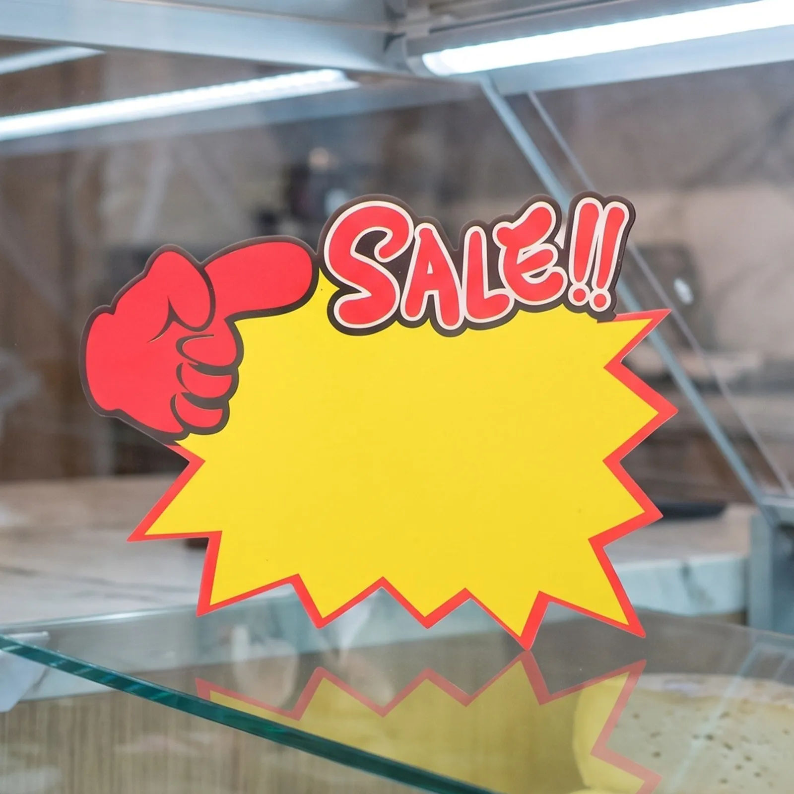 50Pcs Sale Price Tags Star Burst Shape 4x6 Inch Blank Price Display Cards Retail Store Labels Star Shaped Signs