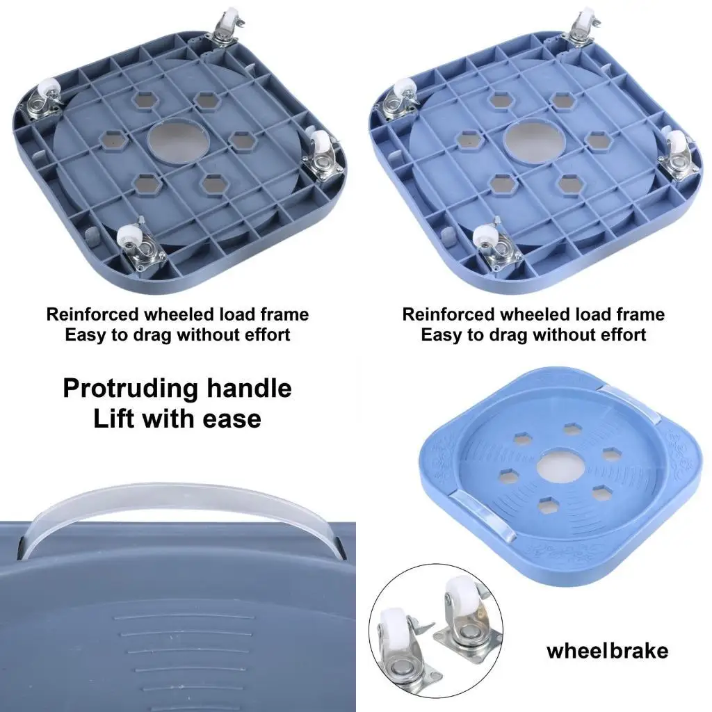 

R9UF Gas Cylinders Fixed Shelf Propanes Cylinders Base Round Gas Tanks Tray Kitchen Shelf