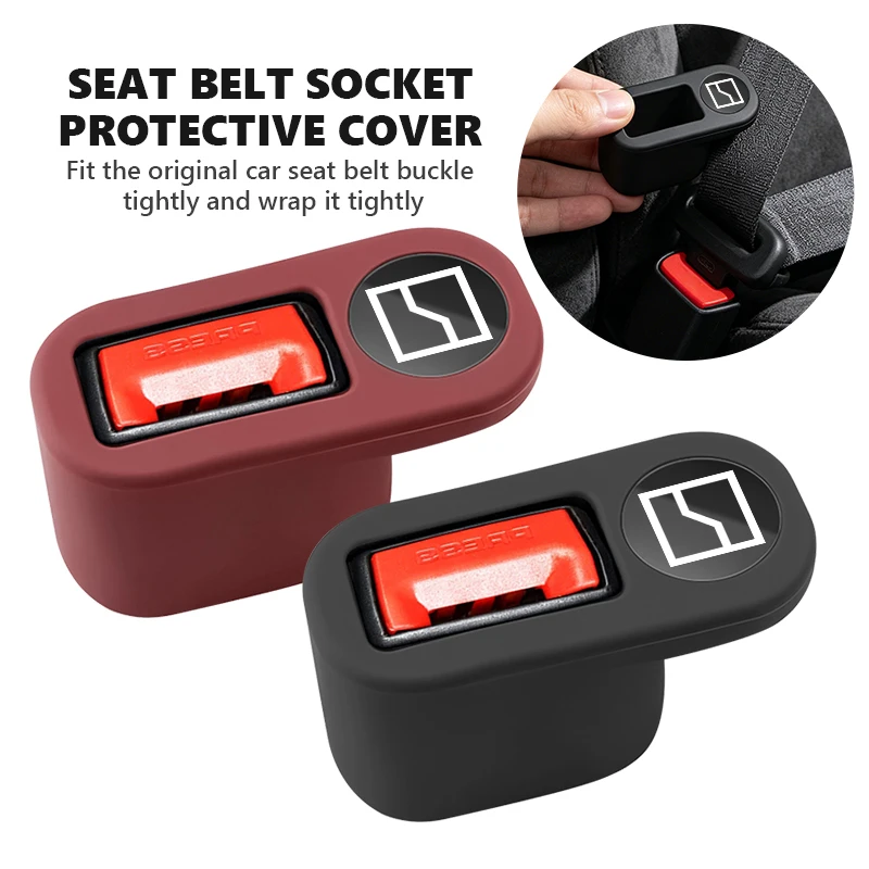 

Universal Car Seat Belt Base Anti Scratch Cover Auto Accessories For Zeekr X 001 009 007 7X 2022 2023 2024 EV 2021-2023 Krypton