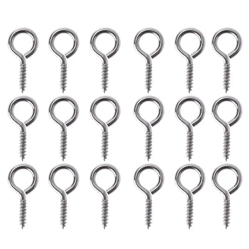 

25Pcs Eye Screw Pins 4Cm X 0.4cm Tone Strong Structure Easy Install Craft Supplies for DIY Jewelry Projects Screw