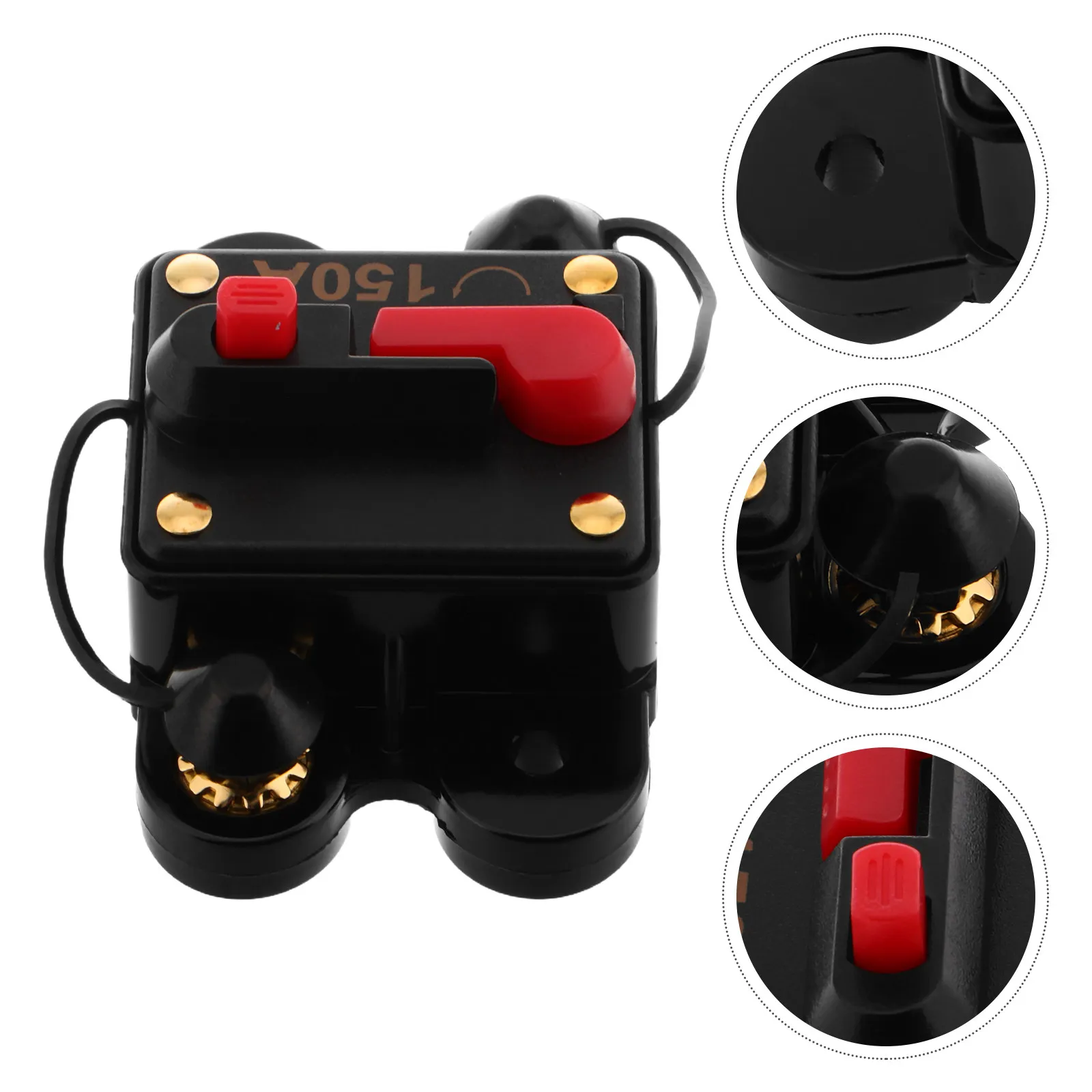 Automotive Marine Rv Circuit Breaker Switch Fuse Holder Manual Reset Short Circuit Overload Protection for Car Boat Yacht