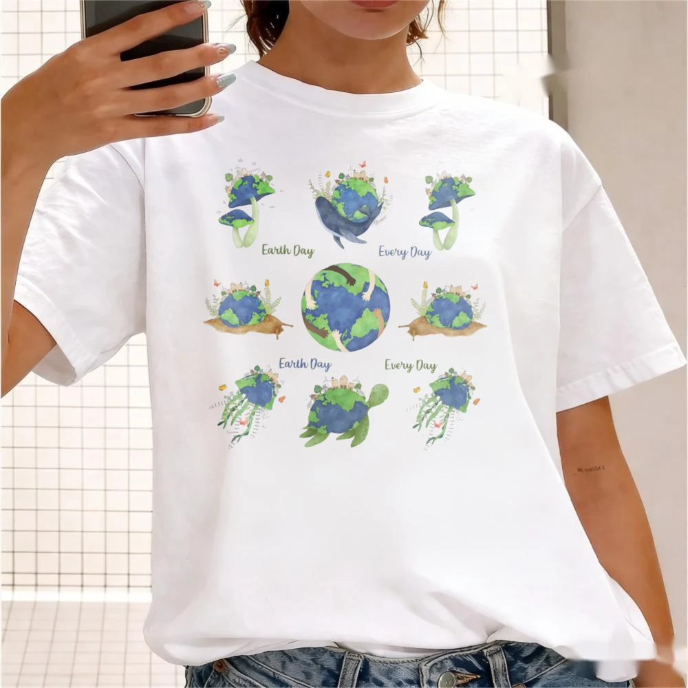 Earth Day Every Day T-Shirt Environmentalist Tee Save The Planet Tshirt Climate Change Creative Design Tee Nature Lover T-Shirt