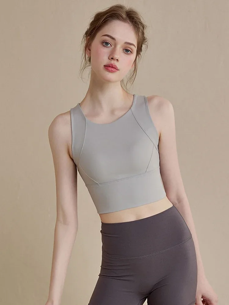 حمالة صدر رياضية عصرية للسيدات للياقة البدنية، مقاومة للصدمات، سريعة الجفاف، قابلة للتنفس، مريحة للجري، بيلاتيس، ملابس رياضية كاجوال لليوجا #2