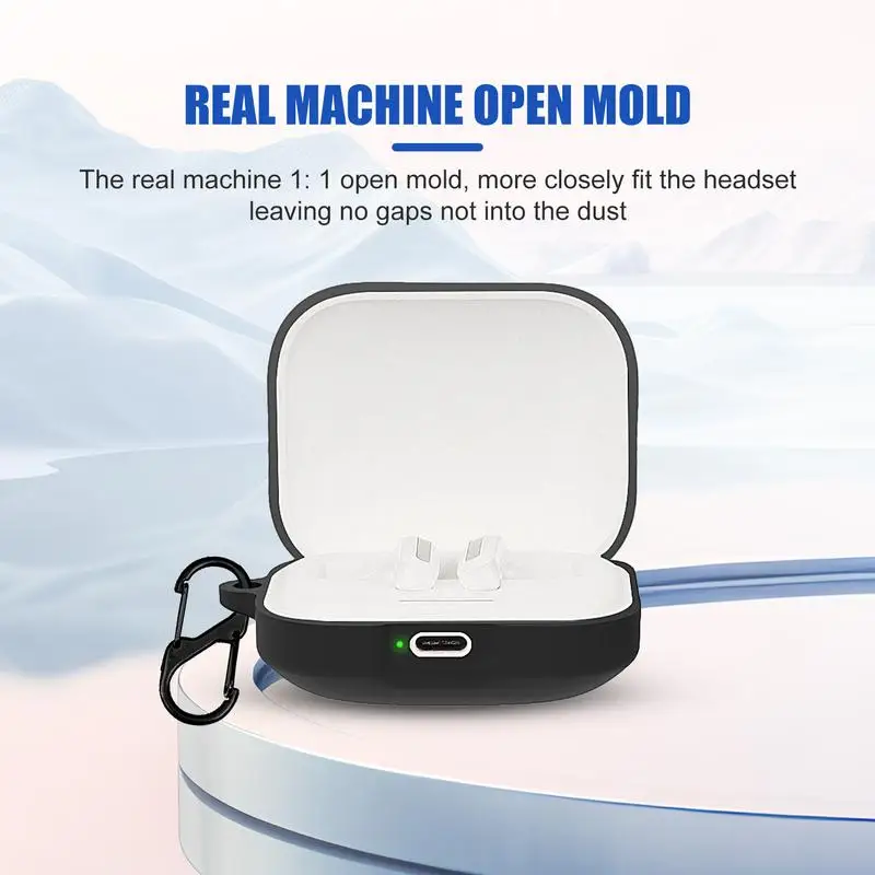 ForRedmi Buds 5 Pro funda de silicona a prueba de golpes para auriculares, Color sólido, accesorios para auriculares