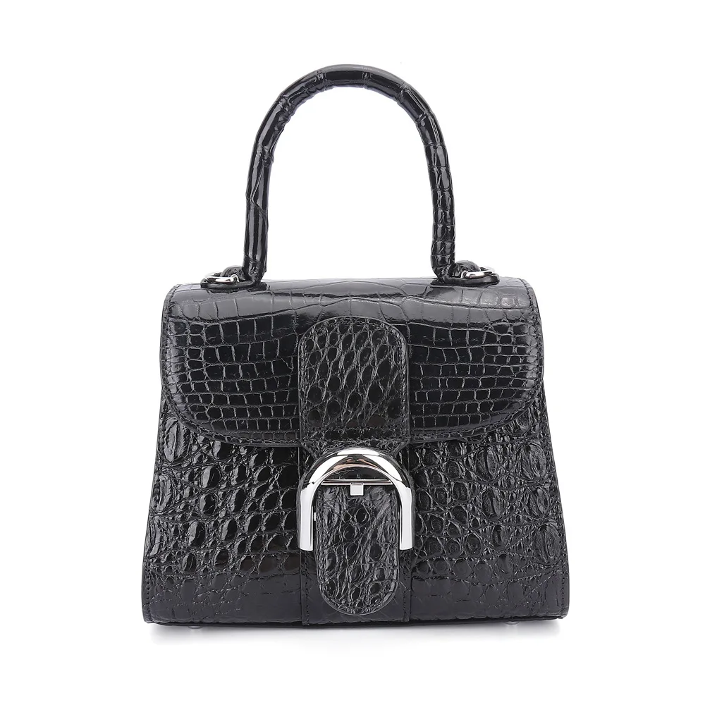 2023 New Designer Crocodile Skin Women Handbag Fashion Genuine Leather Lady Shoulder Bag High Grade Messenger Bag 50