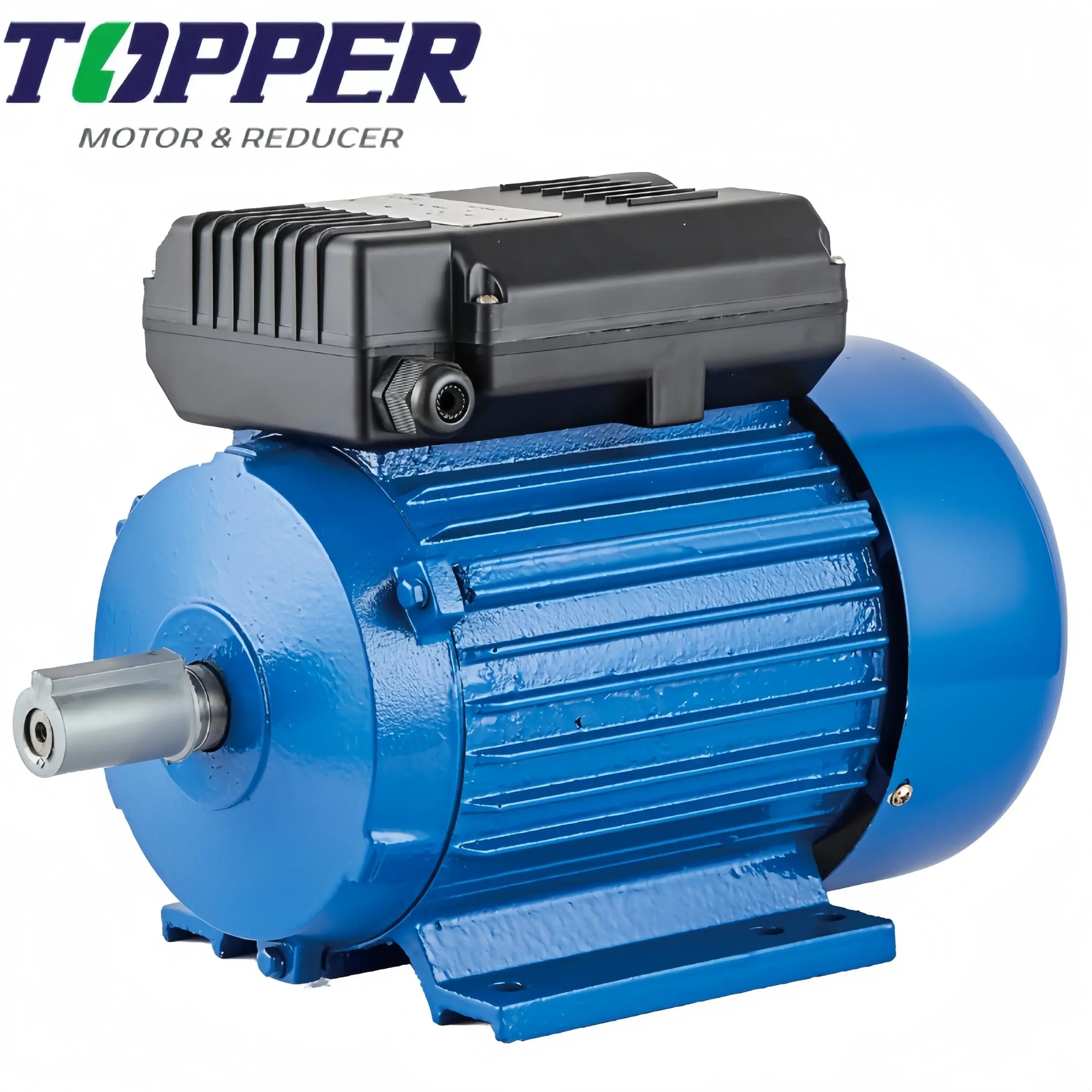 TOPPER YL Series 220V Single-Phase Dual-Capacitor Induction Motor 0.37-3.7kW Low Noise Aluminum Housing IP54/IP55 Protection