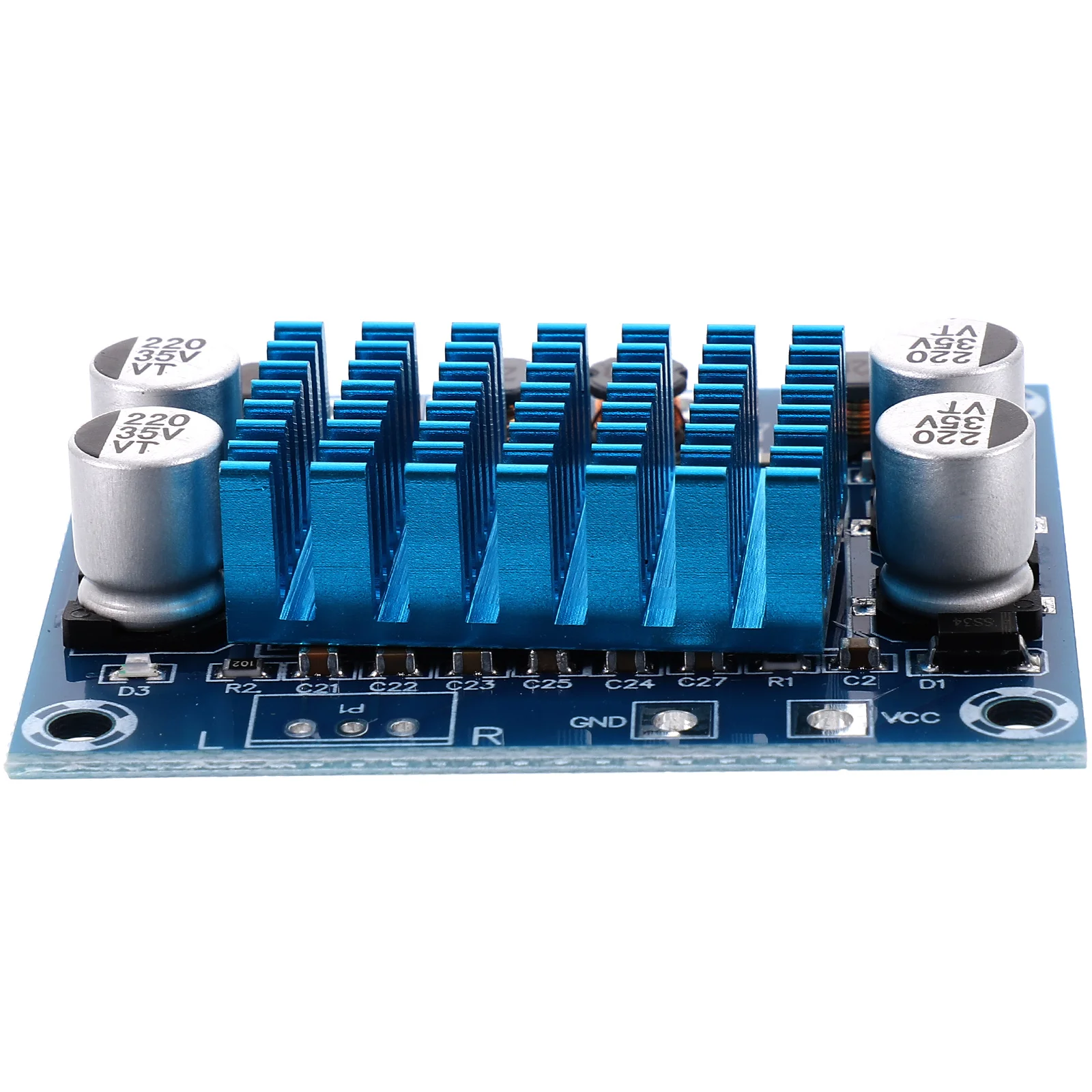 

High Definition Audio Amplifier Board 12V24V Dual Channel 30W MP3 Module Compact Digital Power Amplifier Mini Binaural Car