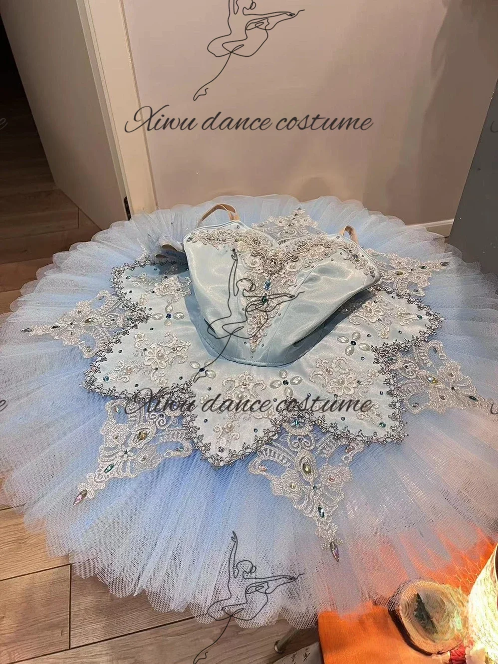 

Professional high-quality custom-size ballet performance ballet costume high-end competition ballet dress