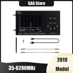 SA6 Spectrum Analyzer 6GHz 35-6200MHz Signal Generator Provide PC Software Measuring Radio Signals Direction Compass