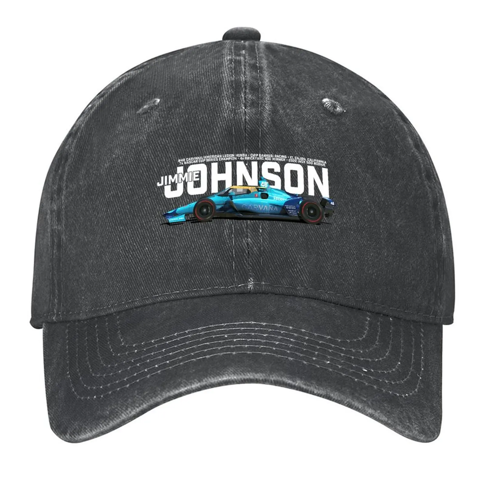 

Jimmie Johnson 2022 (white on dark blue) Baseball Cap Winter hat Bobble Hat Gentleman Hat western Caps For Women Men's