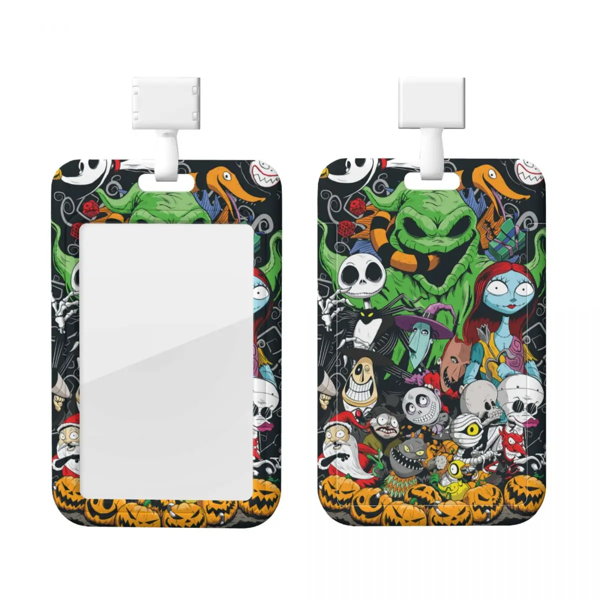 

Custom Jack Skellington Card Badge Holder Card Holder Nightmare Before Christmas Neck Strap ID Credential Holder For Nurse