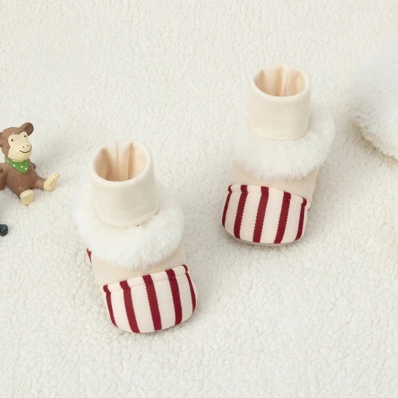 

2025 Baby Sock Shoes, Non-Slip Gripper Soles Winter First Walkers for Newborns & Infants Ultra Cute Design