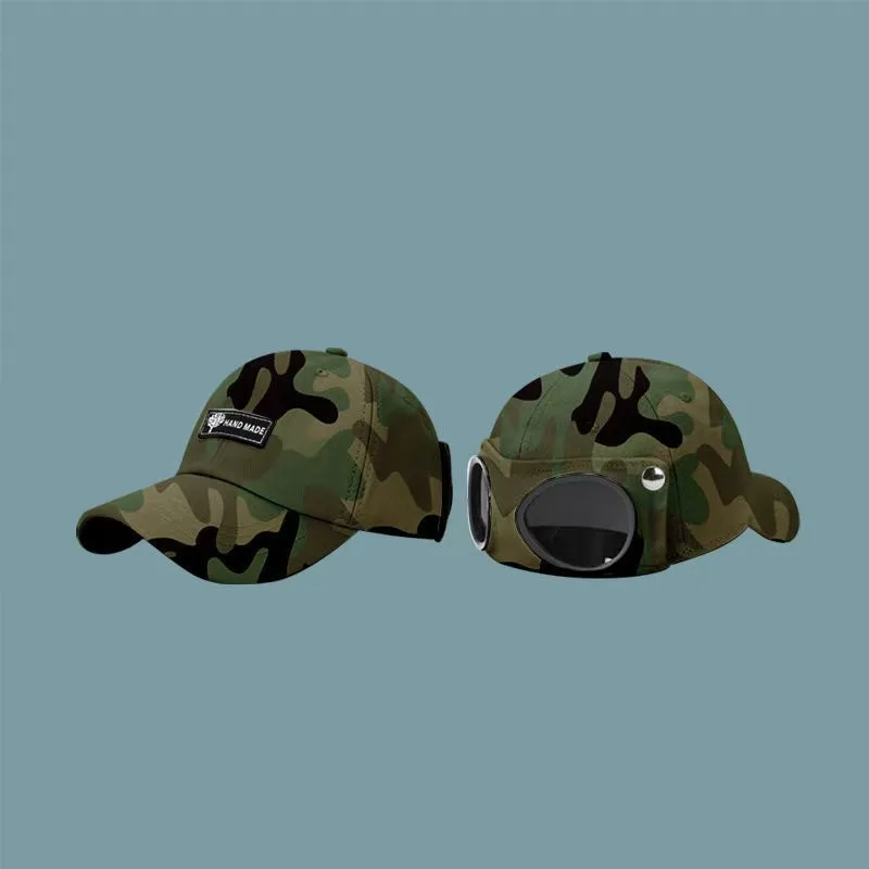 2025 Neue Mode Pilotenmütze Sommer Persönlichkeits-Brillen-Baseballkappe Damen Unisex Sonnenbrille Herren Kappe Baseballcap Jungen Kappe – Detail 11