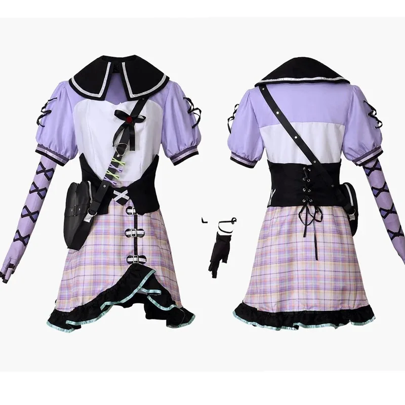 متوفر في المخزون Asahina Mafuyu Yoisaki Kanade Akiyama Mizuki Shinonome Ena تأثيري أنيمي الملونة المرحلة تأثيري حلي شعر مستعار للنساء