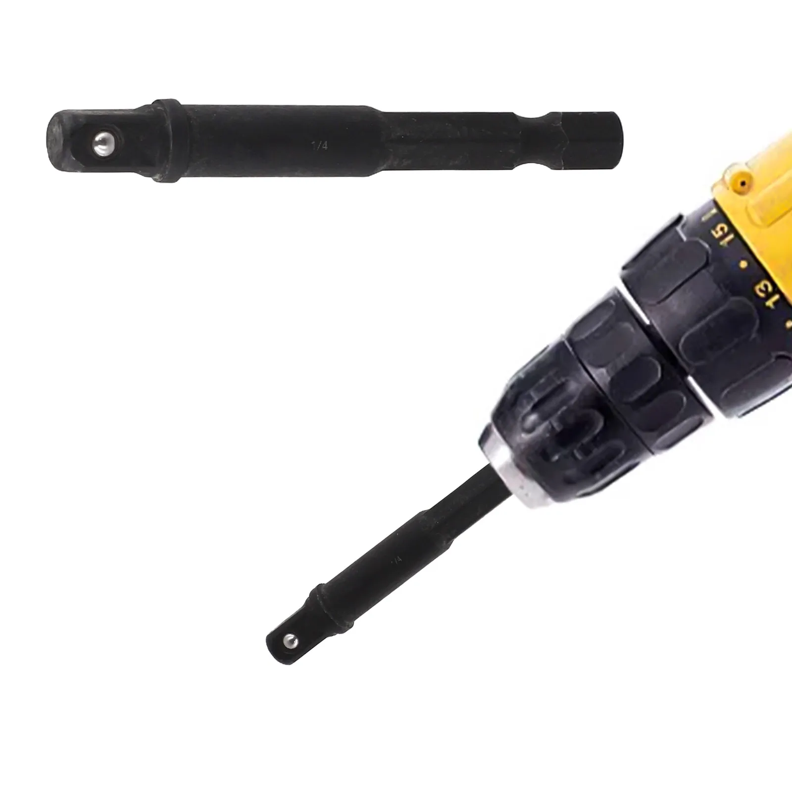 

2 in 1 Magnetic Socket Adapter for Impact Drive Compatible with 1/4 3/8 and 1/2 inch Drives for DIY and Professional Use