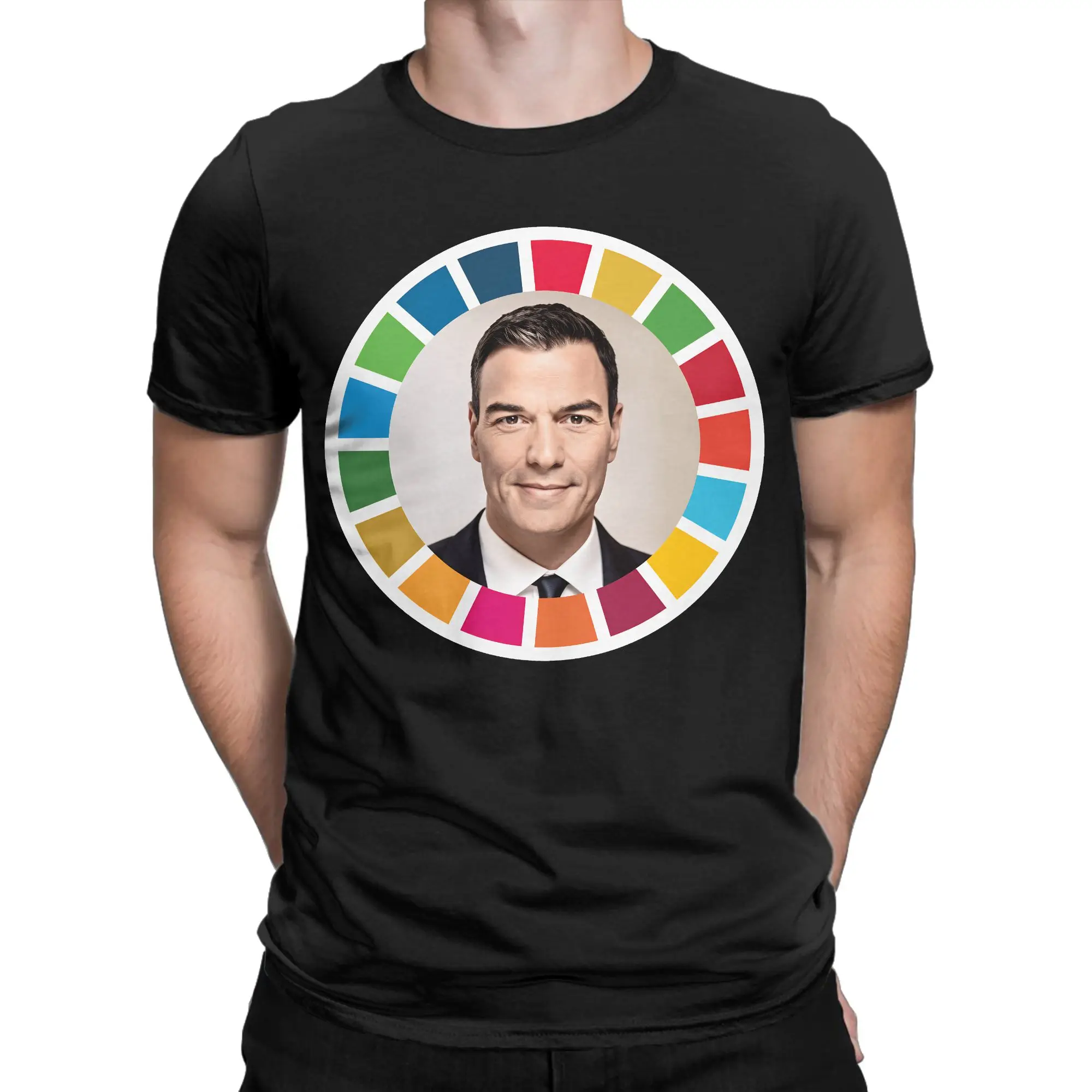 Camiseta con Logo del PSOE Pedro Sánchez, camisetas de algodón puro de verano para hombre, camiseta informal moderna y fresca, camisetas informales de manga corta Y2K