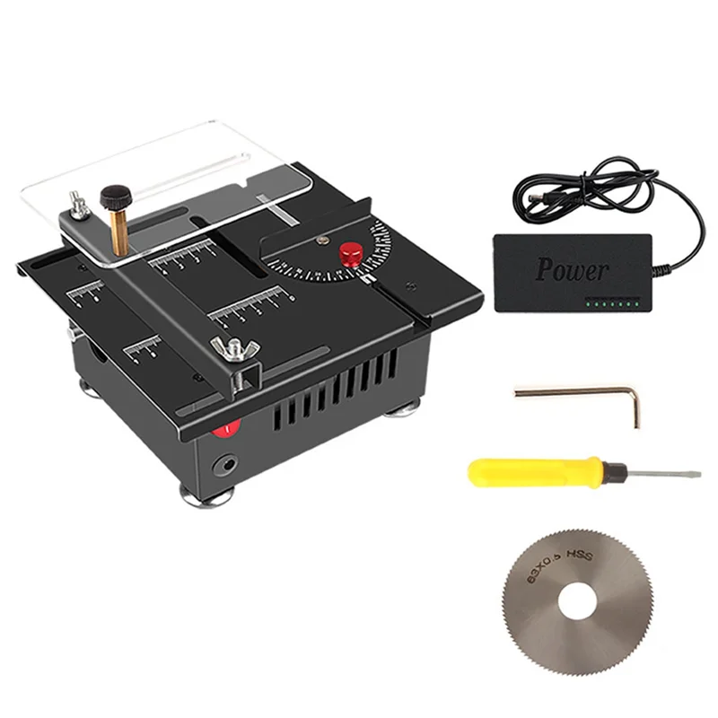 

AF89-Mini Table Saw, Mini Table Saw For Wood Cutting Crafts ,Mini Multi-Functional Table Saw,US Plug