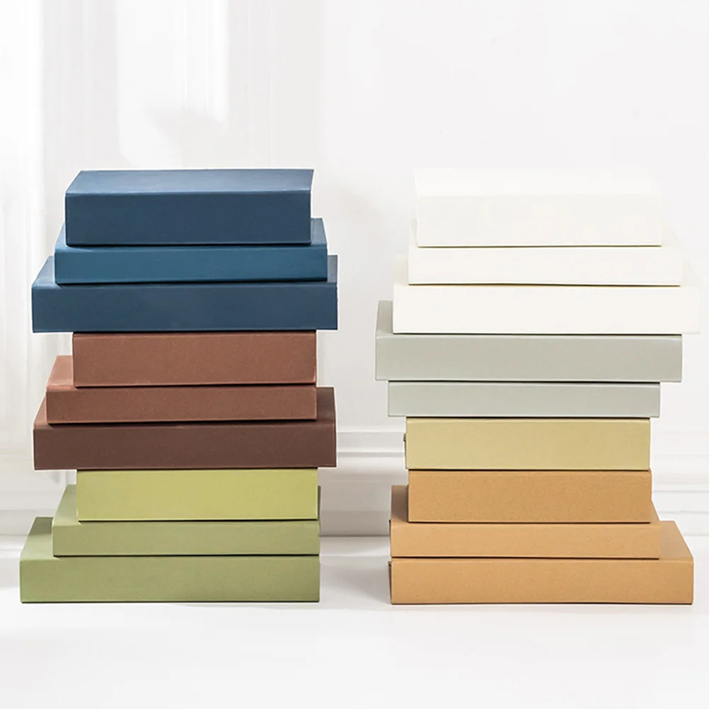 3 Pcs Prop Book Artificial Model Desktop Fake Decor Adorn Decorations Bookcase Simulated Simulation Paper Decorative