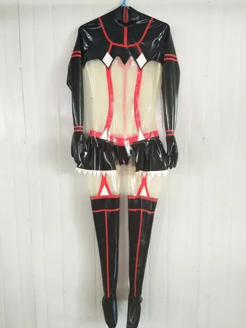 

New Style 100% Latex Rubber Women Elegant Catsuit Tights Bodysuit Suit Cosplay S-XXL