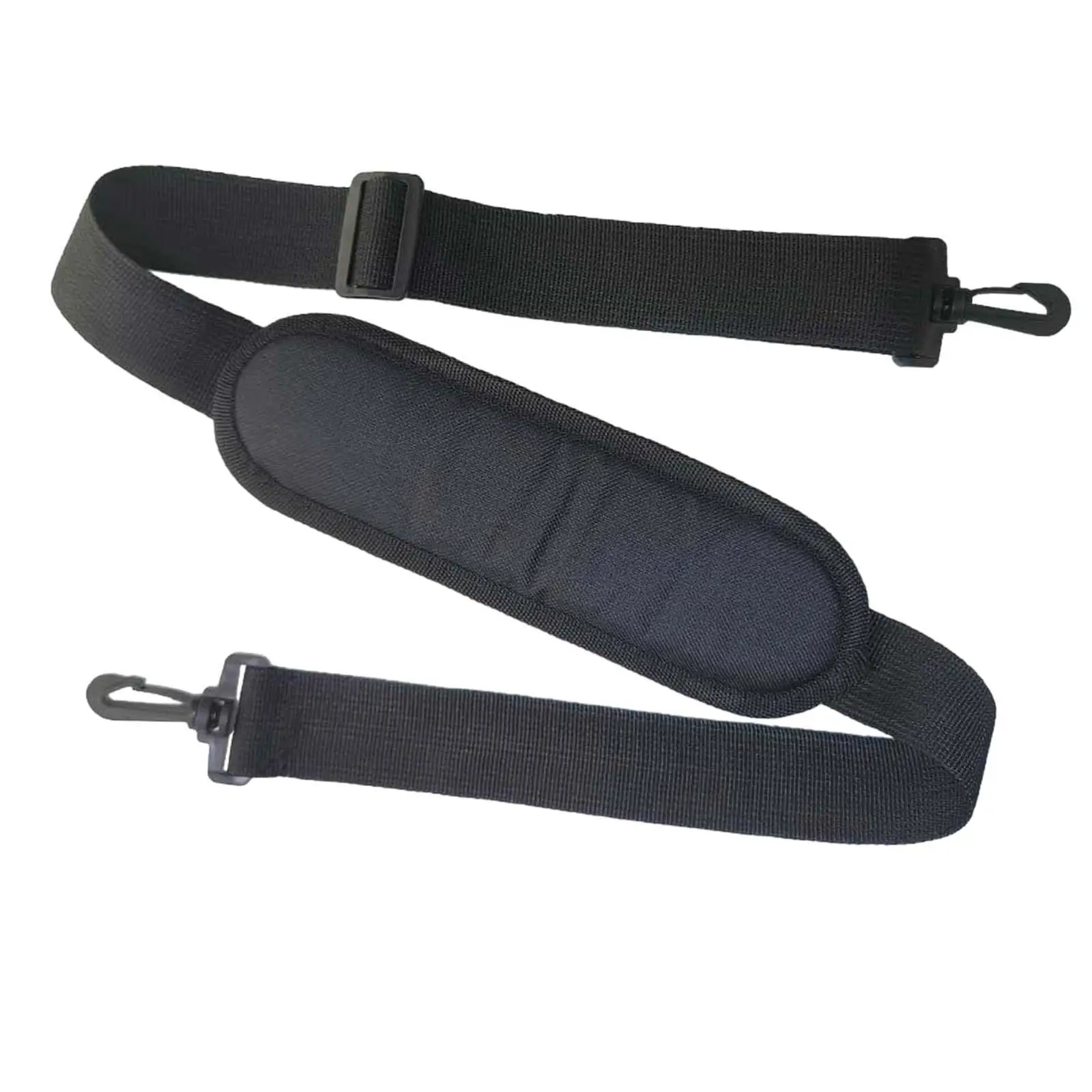 Correa de hombro acolchada para ordenador portátil, reemplazo con ganchos de nailon, bandolera para bolso de ropa, bolsas deportivas, bolso de viaje para guitarra