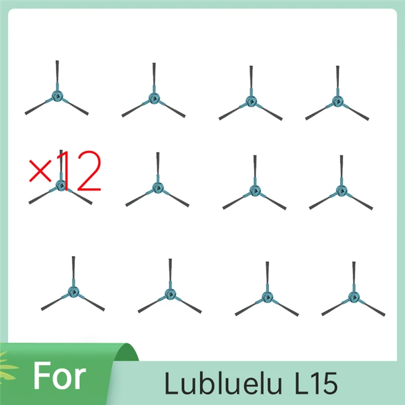 A88X 12 قطعة فرشاة جانبية Forlubluelu L15 ملحقات المكنسة الكهربائية أجزاء نظافة استبدال كفاءة التنظيف المحسنة