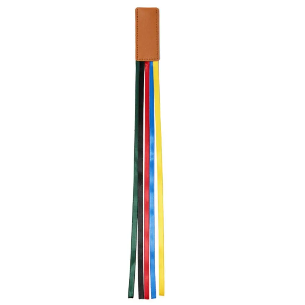 Reading Bookmark Bookmark With Ribbons Pagination Mark Multi-color Corner Page Marker PU Leather Handcrated Book Paginator