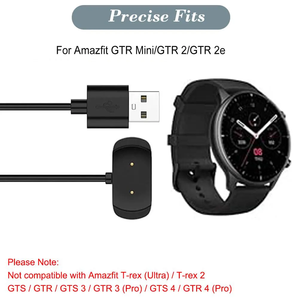 Huami Amazfit GTR 미니 USB 도크 어댑터 액세서리, Amazfit GTR 2 GTR 2e 시계 마그네틱 충전 케이블, 1m 충전기