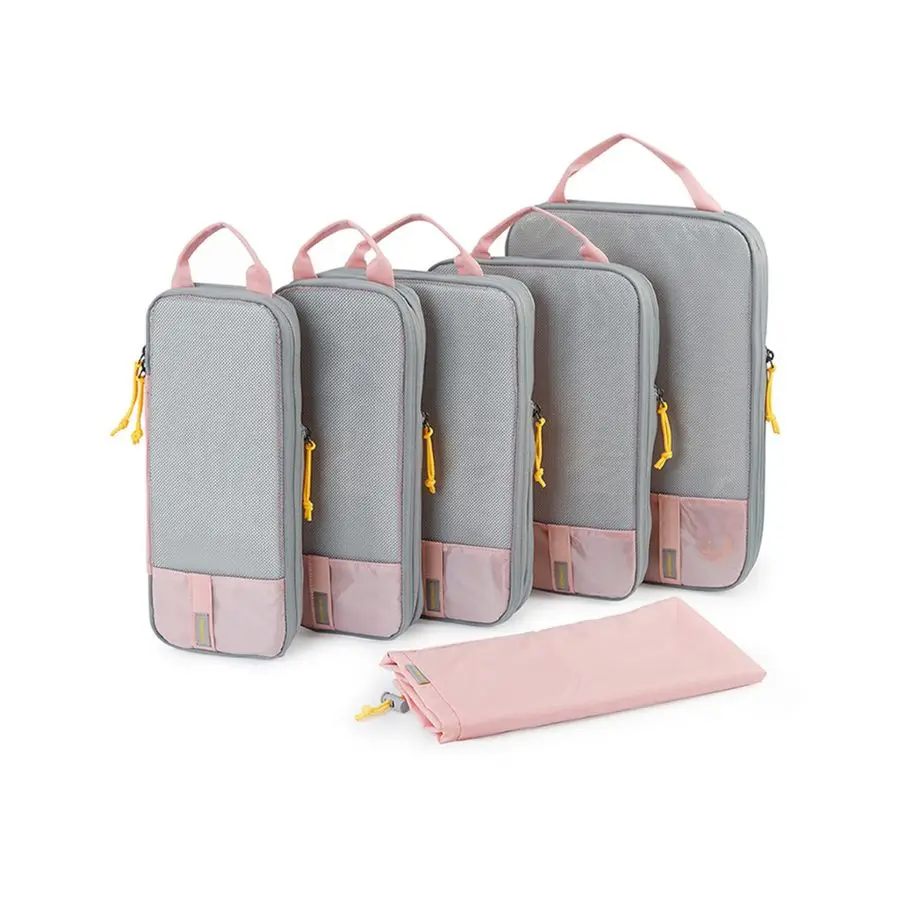 

Набор из 6, 4 или 2 компрессионных упаковочных кубов для путешествий, легкие органайзеры для багажа, прочные сумки для экономии места, незаменимые в путешествиях