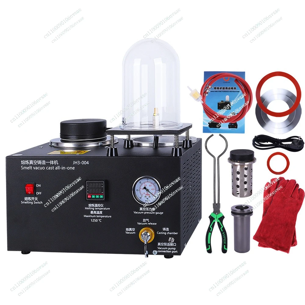 

2L small one-piece casting machine jewelry vacuum casting machine gold and silver jewelry gypsum