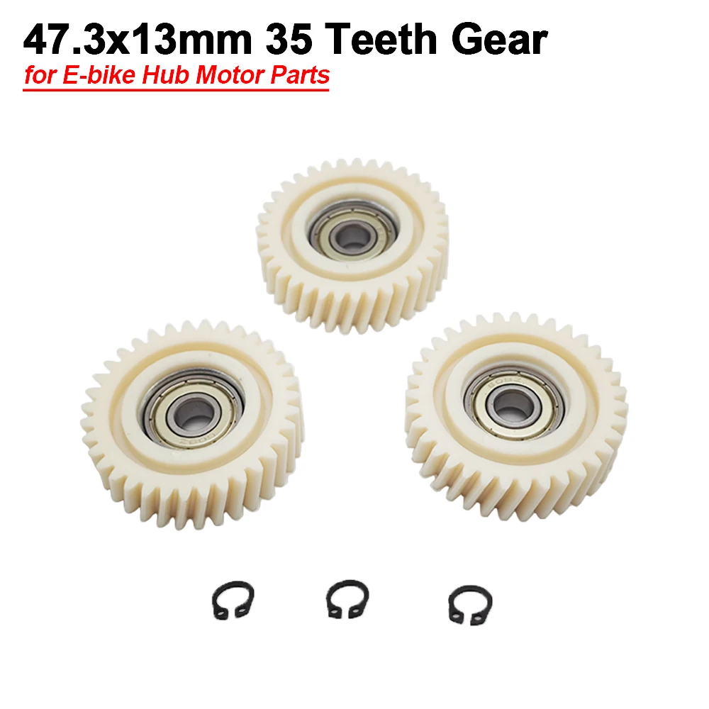 

Планетарная спиральная шестерня 47.3x13 мм 35T с подшипником 608z для мотор-колеса электровелосипеда