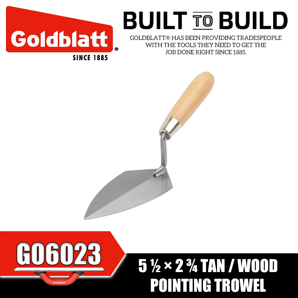 GOLDBLATT G09348 G09323 G02728 G06023 Pointing Trowel Putty Knife Construction Tools