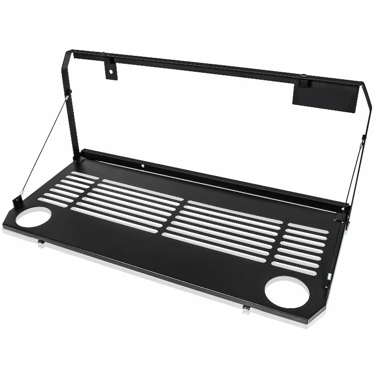 

New Wind Car Accessories High Quality Rear Foldable Back Tailgate Table For Jeep Wrangler JL Aluminum Storage Table Auto Parts