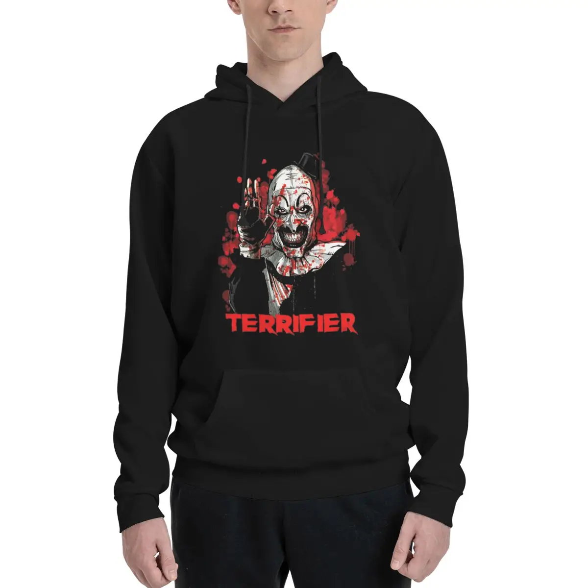 

Great Model Terrifier Movie Horror Art The Clown scary movie men's clothing winter clothes man streetwear hoodie graphic hoodies