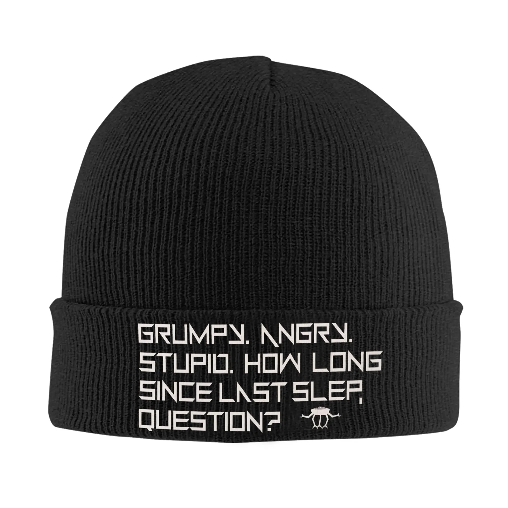 Project Hail Mary Grumpy Angry Stupid Quote Knit Hat Beanies Winter Hats Warm Unisex Color Eridani-Rocky Caps for Men Women Gift