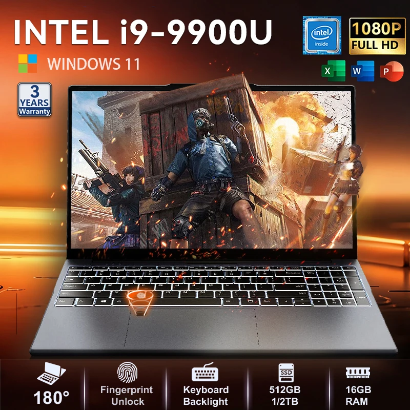 �y�Z�[�����zWindows 11 15.6�C���` �E���g�� �X���� �|�[�^�u�� �m�[�g�p�\�R�� intel Core i9-9900U 16GB DDR4 1TB/2TB SSD �w��F�� �I�t�B�X/�Q�[�~���O �m�[�gPC