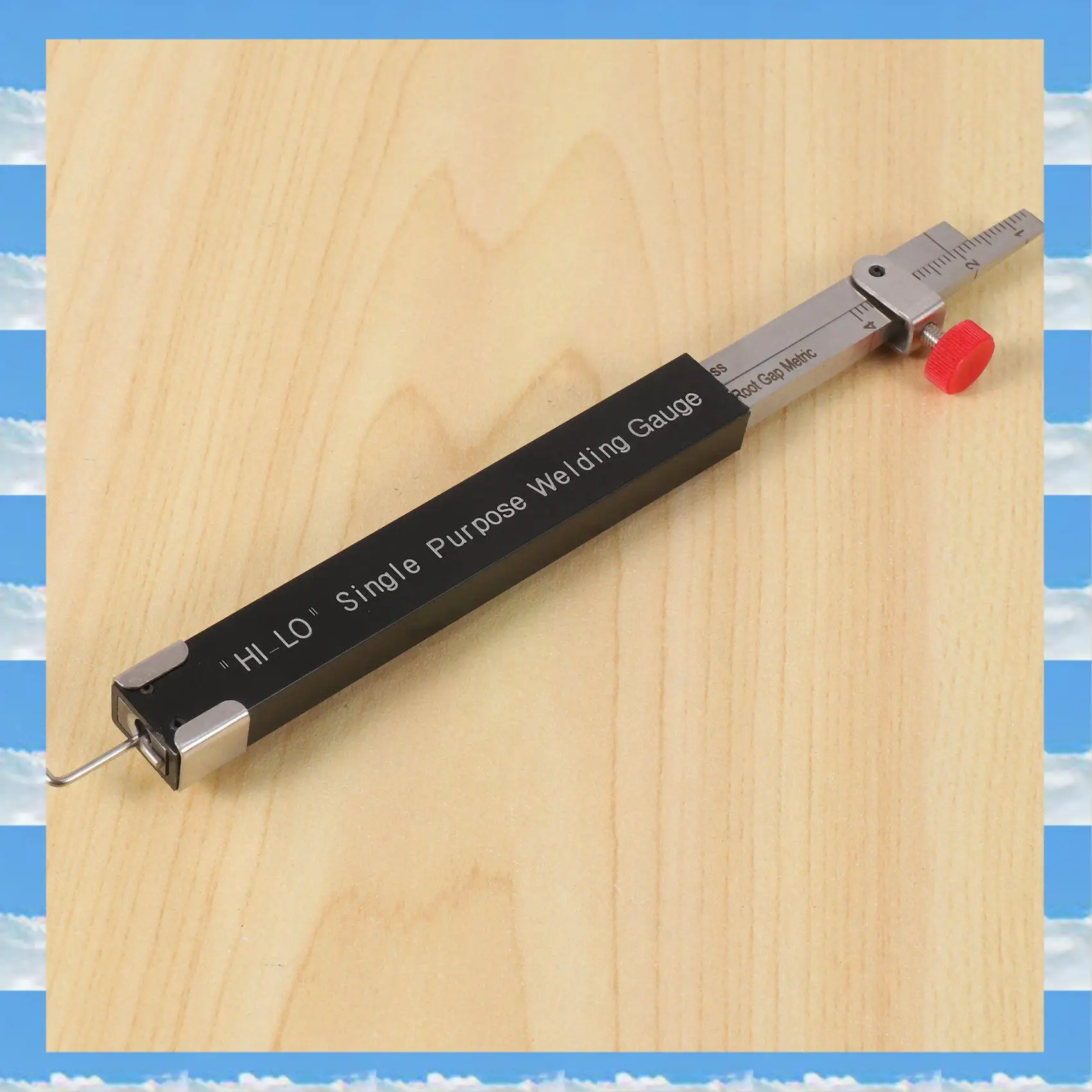 

A11I 5X Welding Inspection Scale Small Height Gauge Hi-Lo Dedicated Internal Welding Ruler Metric Size N19
