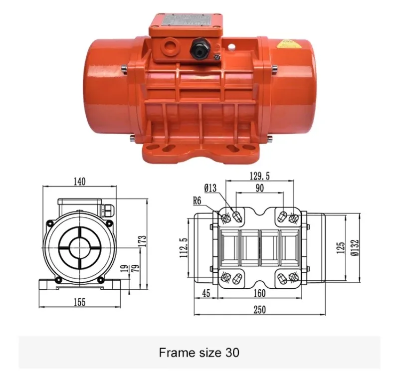 construção vibrador de concreto motor vibratório elétrico vibradora de concreto