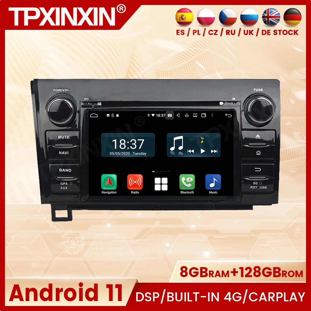 

GPS навигатор 2 Din Android для Toyota Sequoia Tundra 2010 2011 2012 радио Coche с Bluetooth Carplay автомобильный мультимедийный плеер