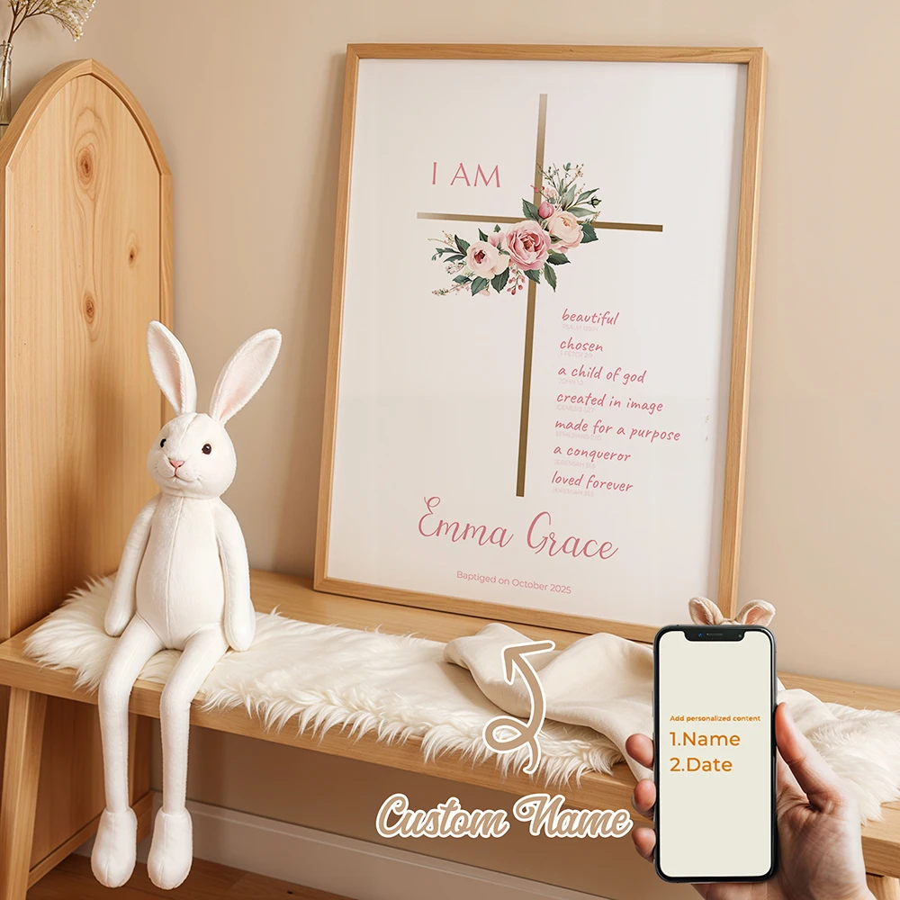 شخصية الكتب المسيحية الزهور مخصص جدار الفن الطباعة قماش اللوحة المشارك صورة غرفة المعيشة ديكور المنزل